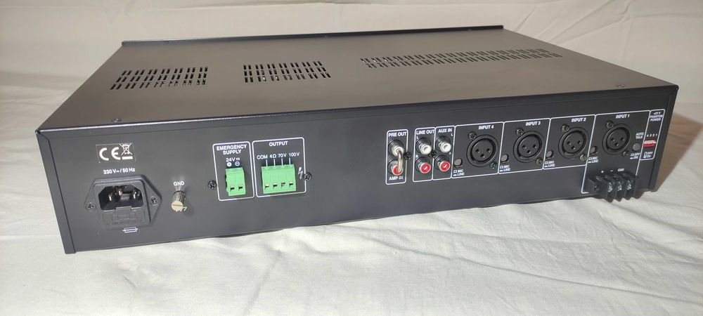 Monacor PA-900 końcówka mocy, wzmacniacz miksujący