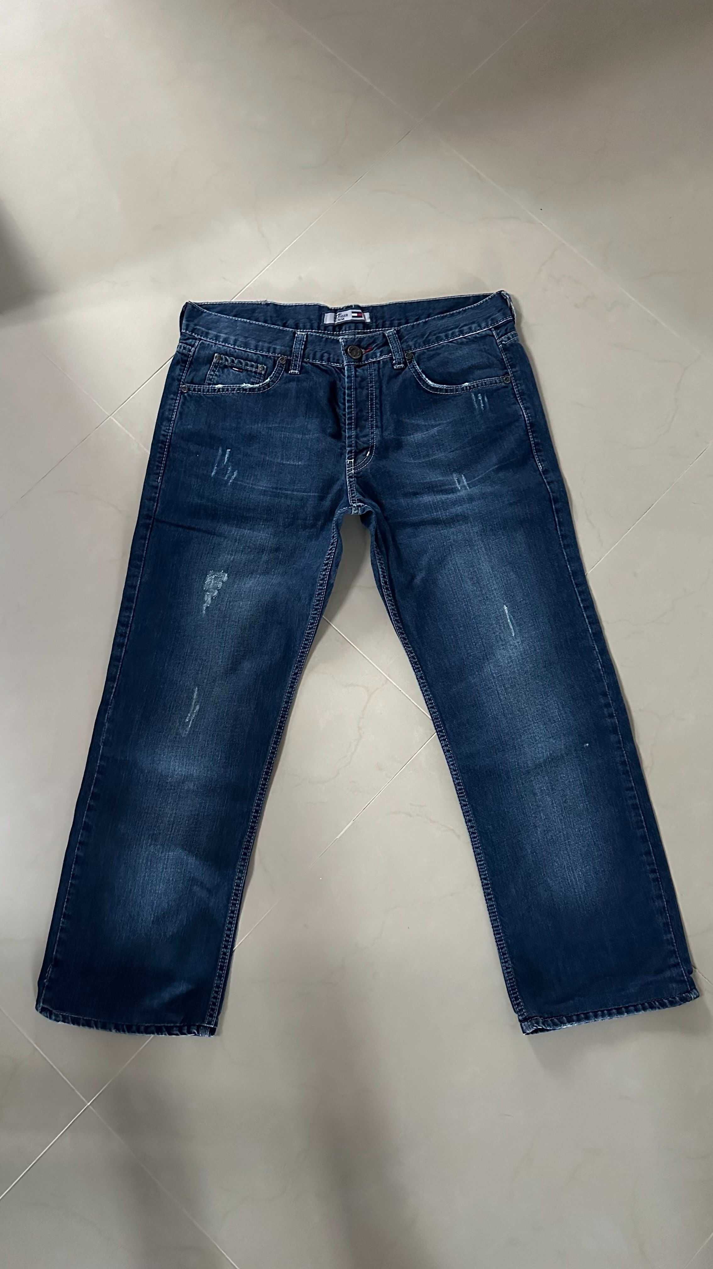 Tommy Hilfiger 34/29 Spodnie Piękne na Niewysokiego
