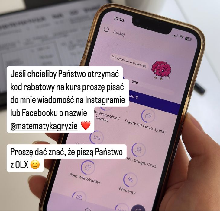 Korepetycje z nauczycielką Matematyka Gryzie