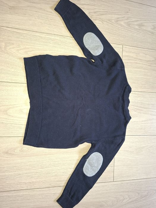 Sweterek chłopięcy granatowy rozpinany H&M