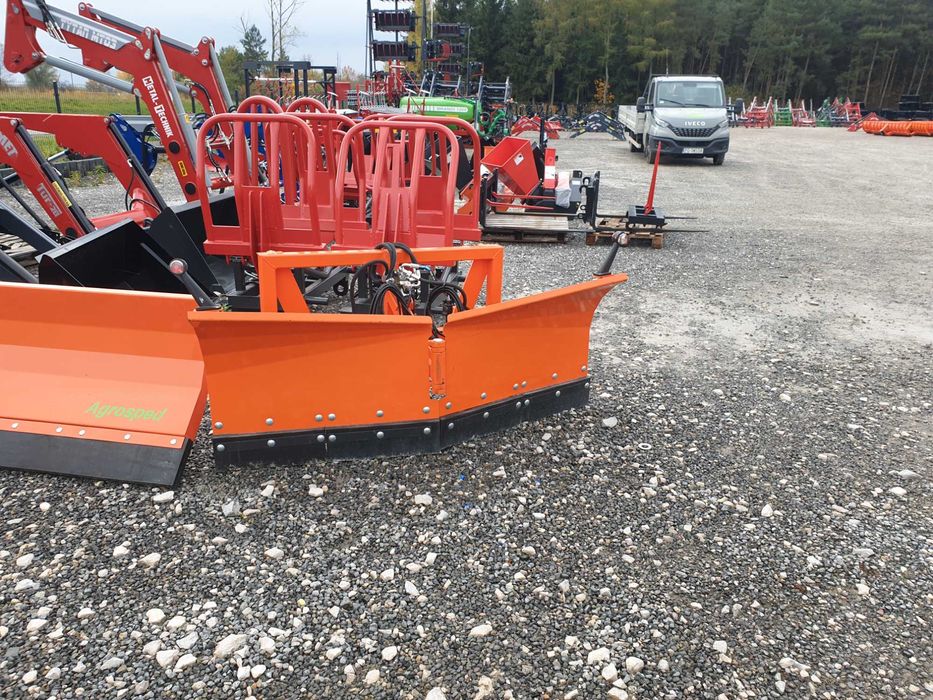 Mocny pług do śniegu do tura tuz strzałka Metal Technik dostawa Gratis