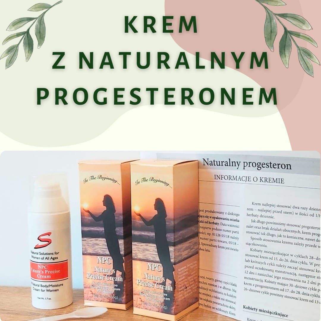 Krem z naturalnym progesteronem NPC Sarati