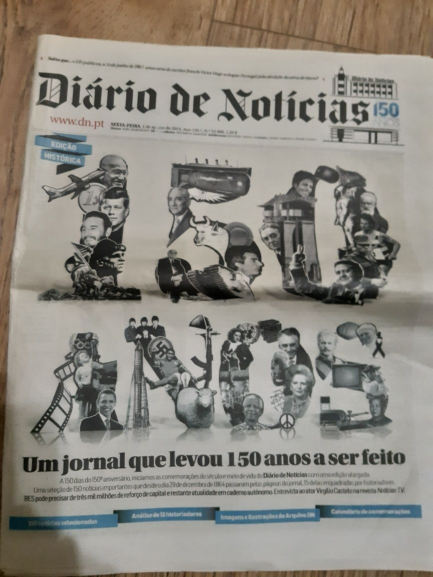 Edição Histórica do Diário Notícias
