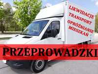 Przeprowadzki transport wywóz starych mebli AGD  auto z windą 500kg