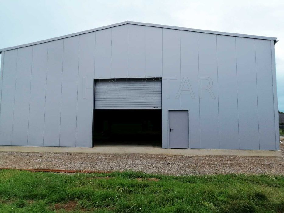 12x20x4m, Hala Stalowa Magazyn, Płyta Warstwowa PIR +Transport HALSTAR
