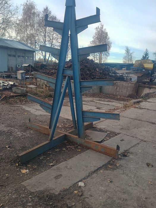 Regał stojak na stal boks