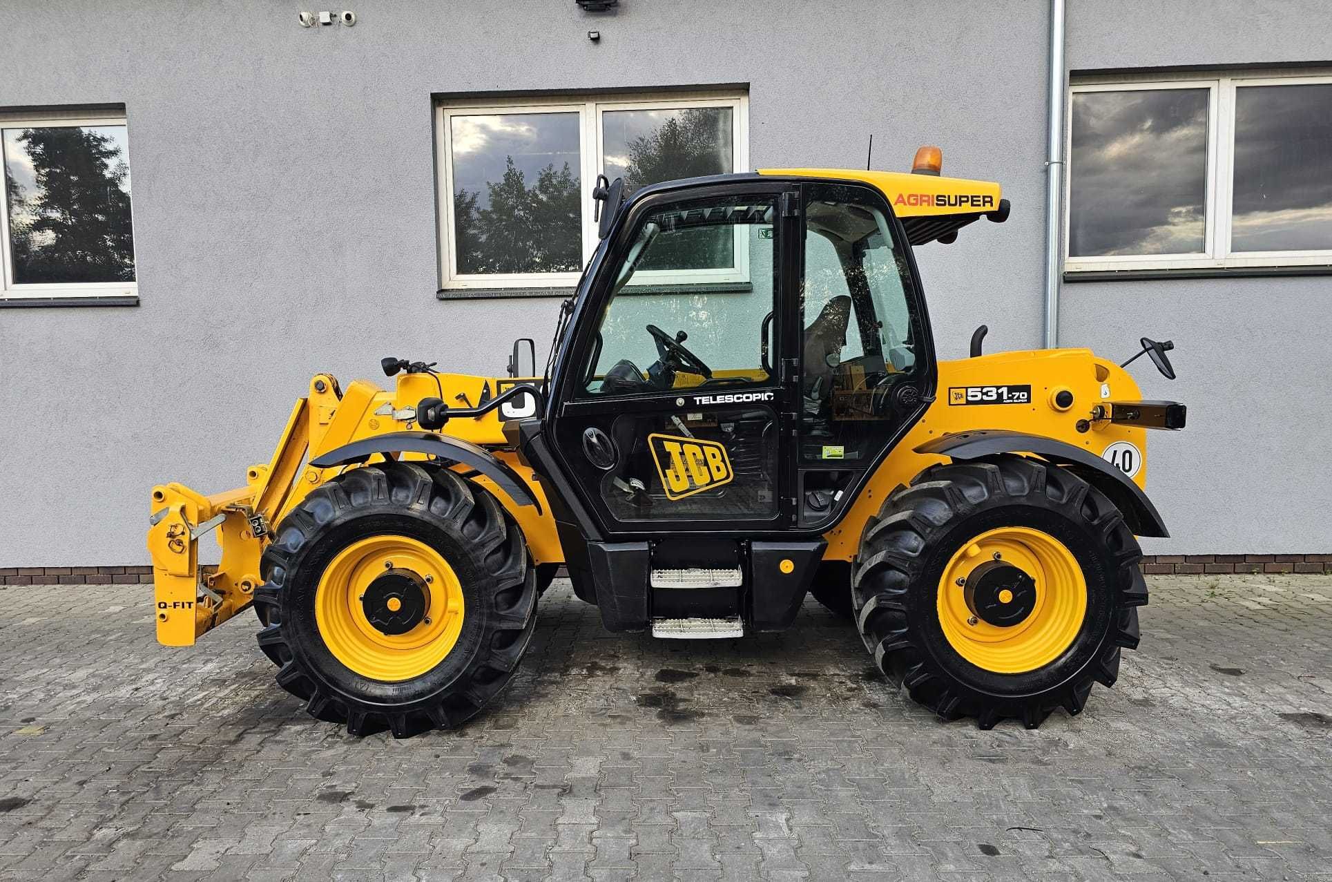 JCB 531-70 AGRI SUPER Oryginał NAJBOGATSZA WERSJA Klima 40km/h 130kM
