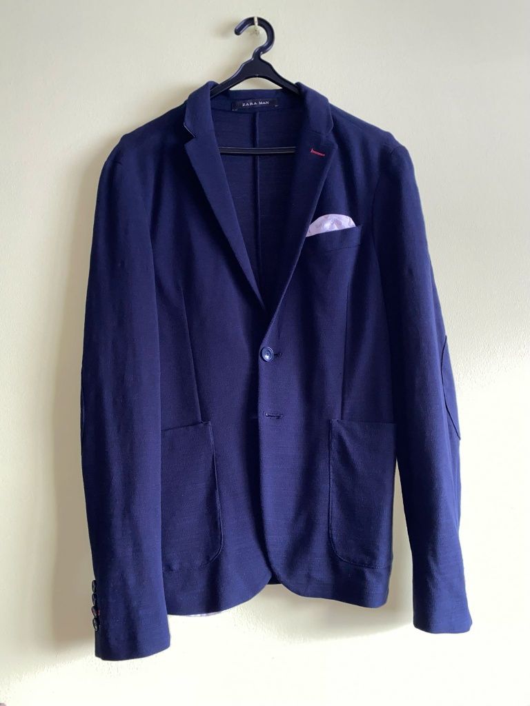 Blazer azul escuro Zara Men- tamanho S