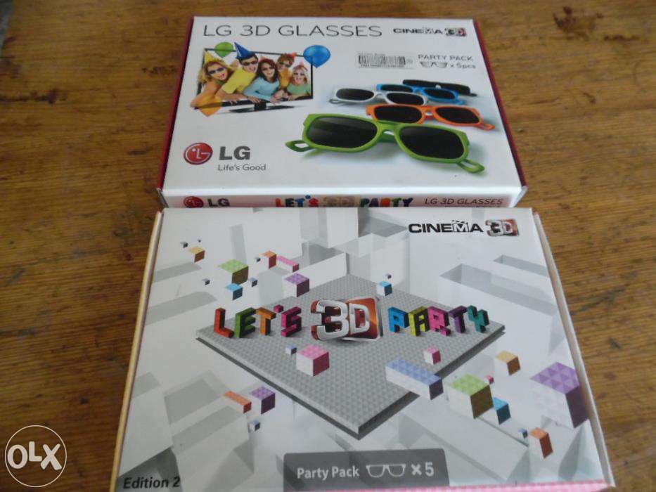 Okulary 3D LG Party Pack x 5