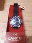 Zegarek LANCO swiss made PRL nowy 29.6.1974 sklep nr 5 Alina Szostak..