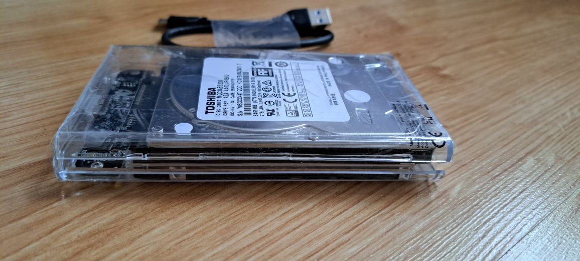 Dysk 2TB USB 3.0 HDD sata3 2,5 zewnętrzny do laptopa ps3 ps4 ps5 xbox
