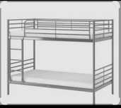 Beliche IKEA Svarta com ou sem colchões