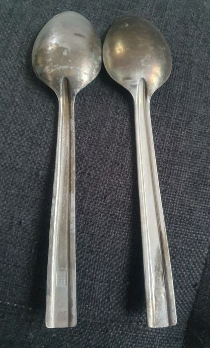 Stare łyżki do zupy prl  Stojadła 2 szt