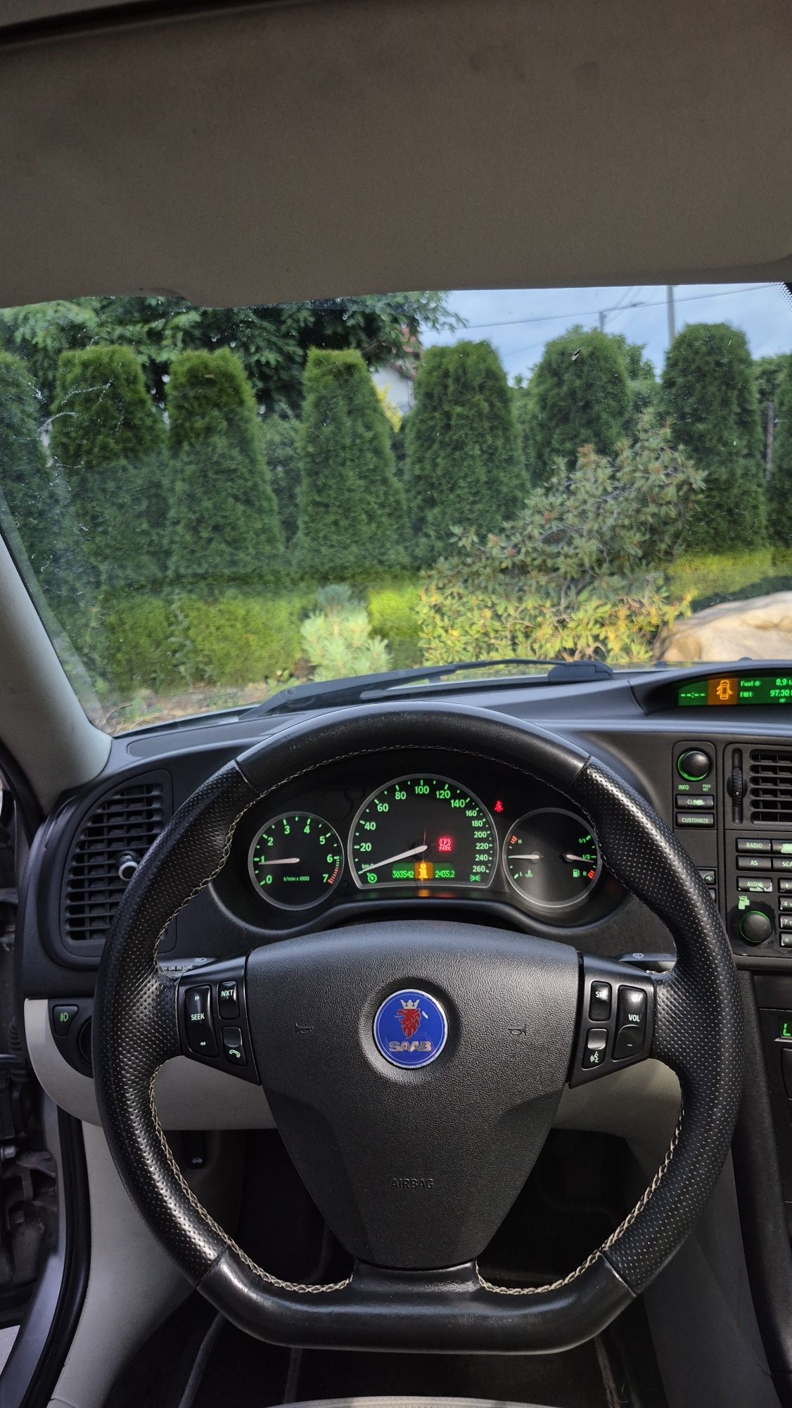 Piękny Saab 9-3, 2.0T 300KM 400NM, 2005R