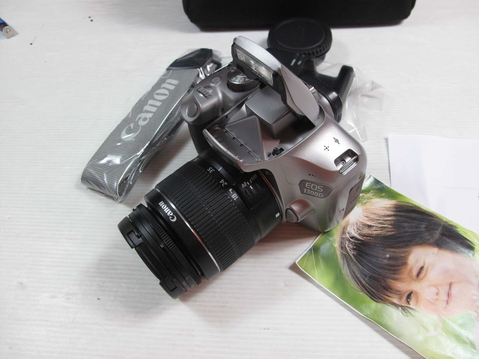canon 1300D+18-55 só 15 mil disparos como NOVA