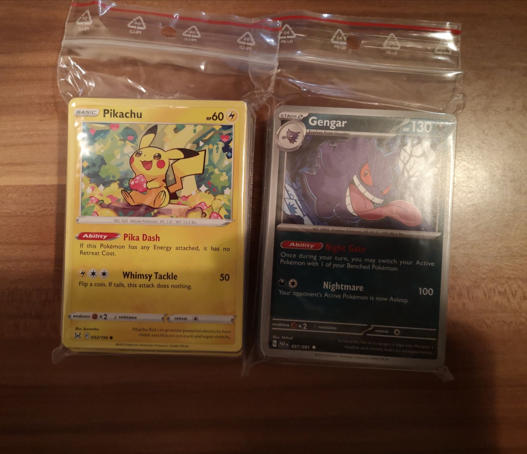 Karty Pokemon TCG - Bulk 100 kart non holo - różne sety.