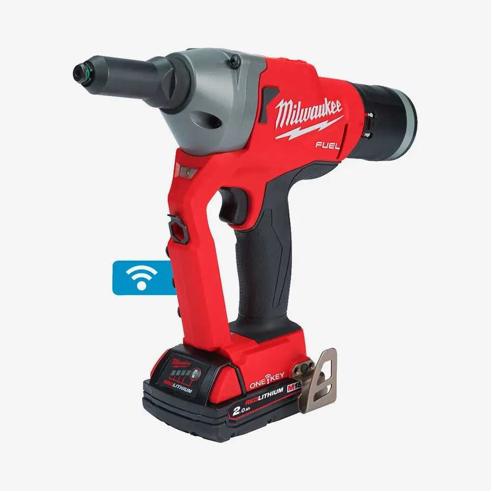 Заклепочник акумуляторний Milwaukee M18 ONEFPRT-202X, (Ø4,8-7,0мм)