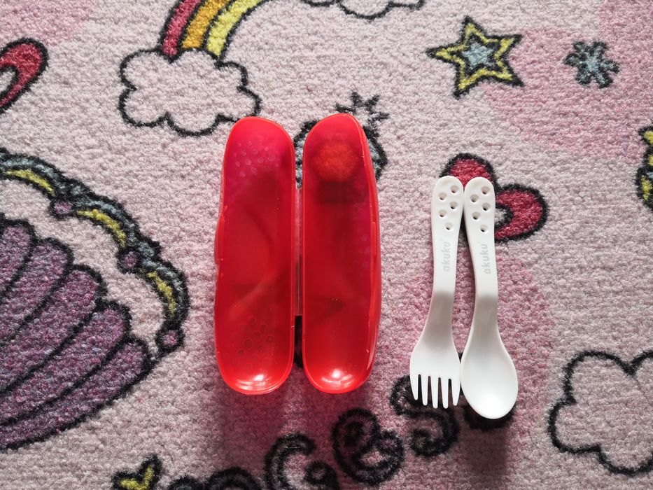 Sztućce dla dziecka w etui