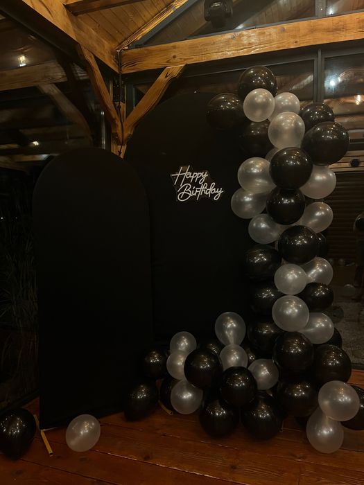 Tło do ścianki balonowej + neon