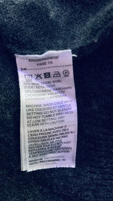 Kamizelka kaszmir jedwab