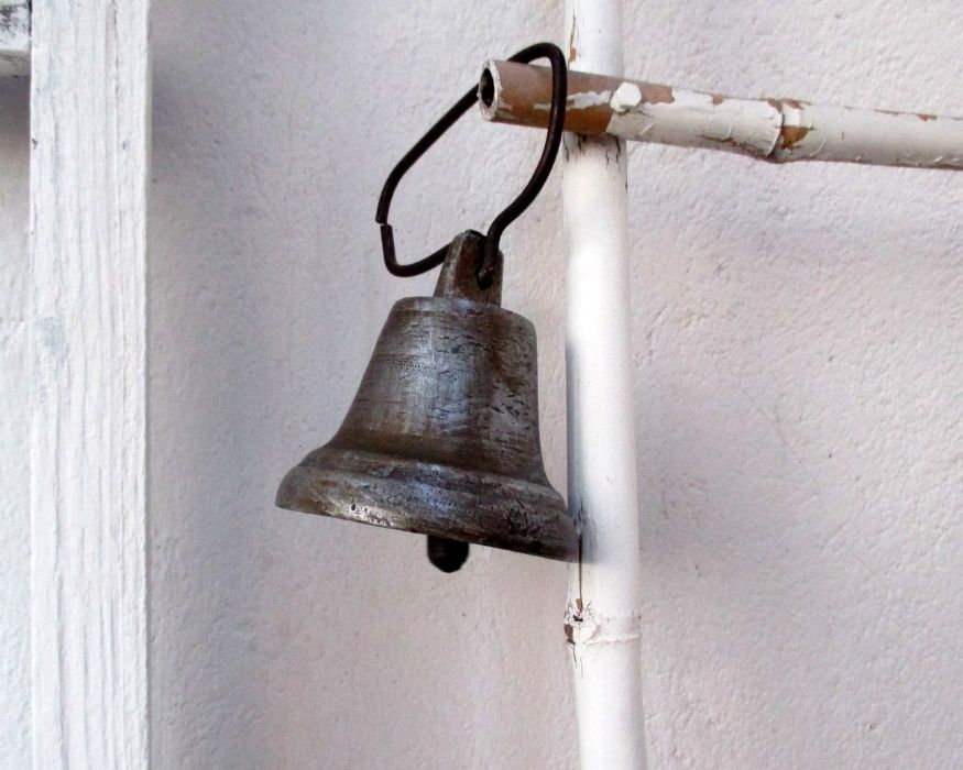 stary zabytkowy dzwonek z mosiądzu + gratis