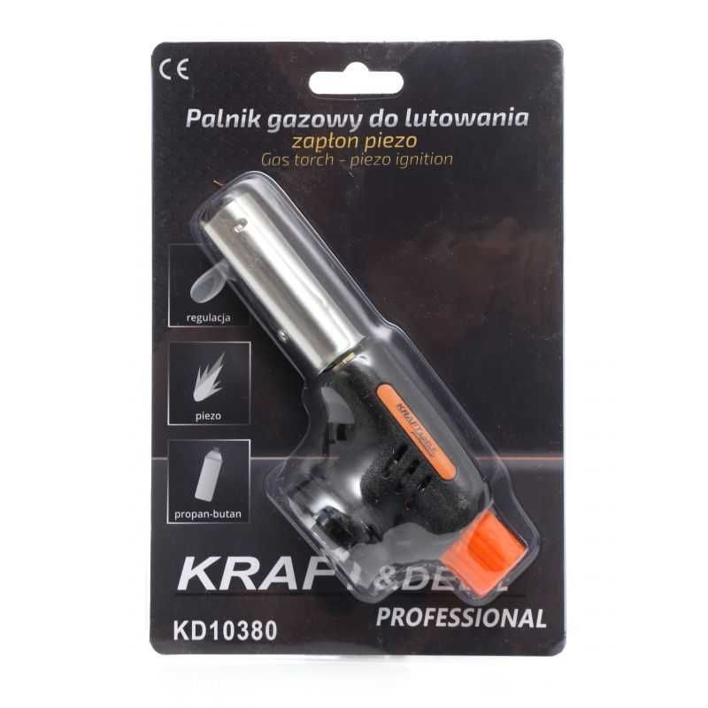 Palnik gazowy do lutowania PIEZO na kartusze KD10380