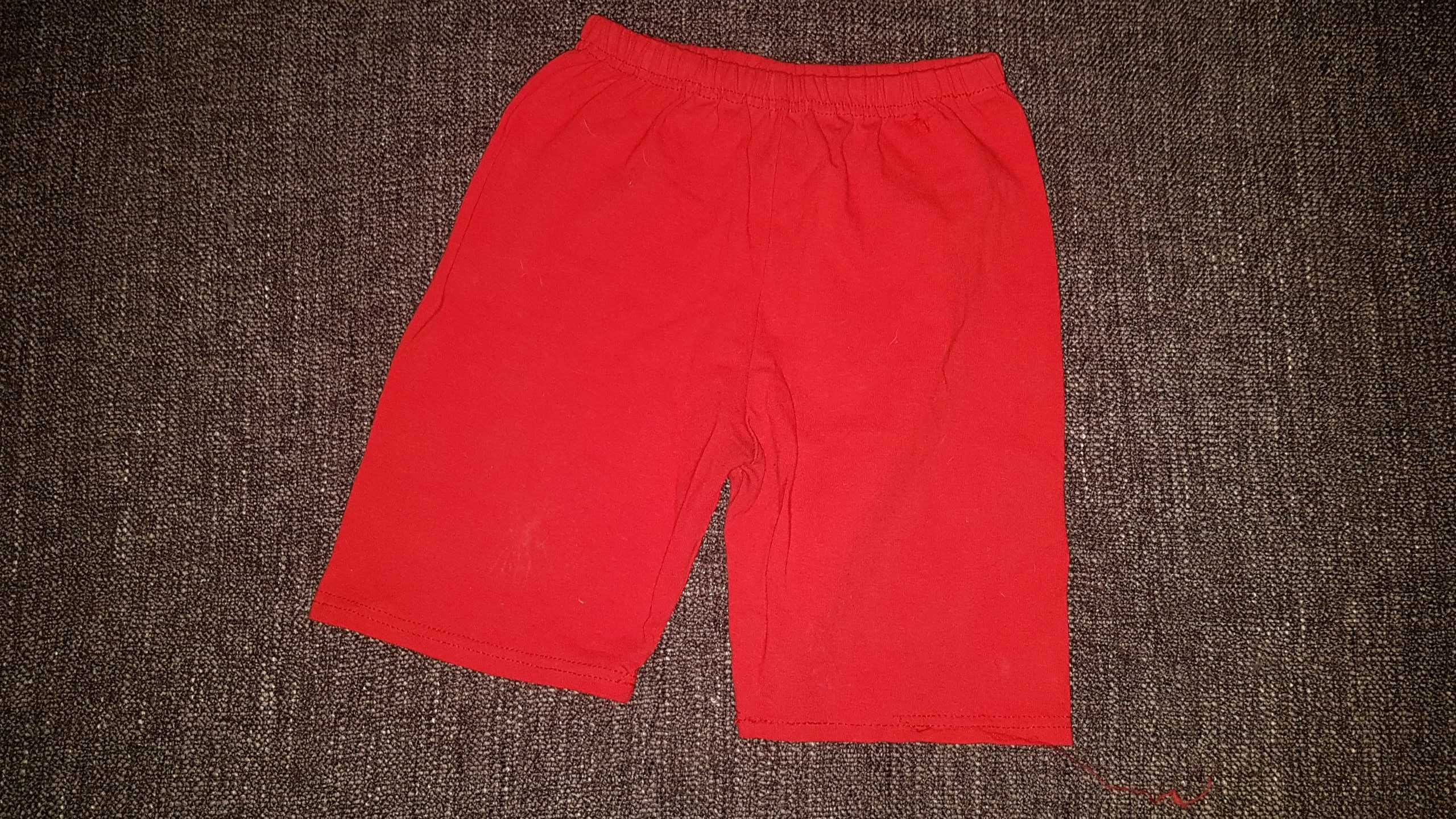 Legginsy / getry czerwone krótkie R 158