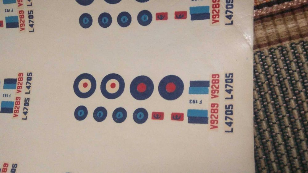 Декаль модели самолета F 193