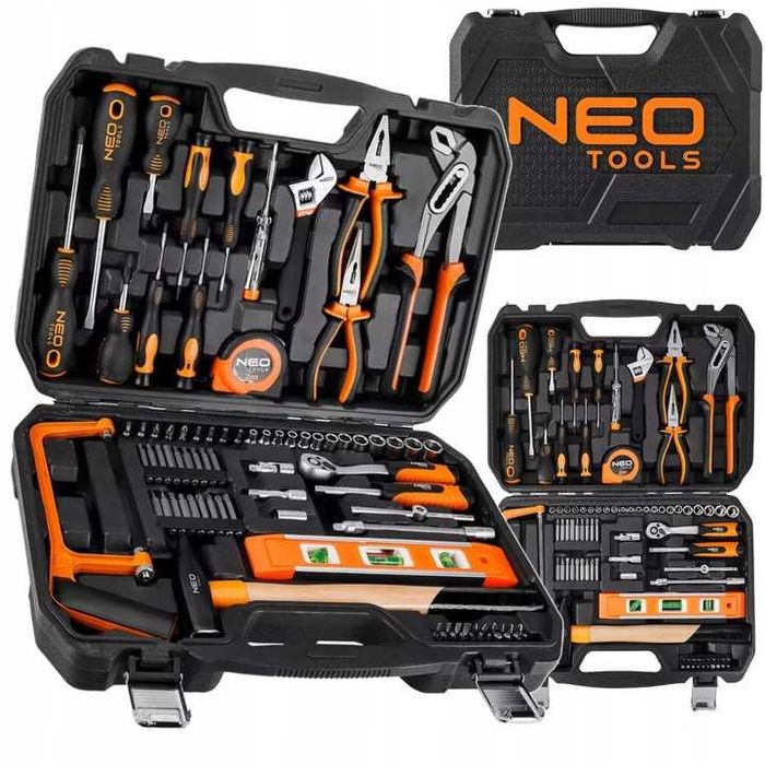 NEO Zestaw Narzędzi 88 el. Walizka Klucze Nasadowe CrV Okazja!