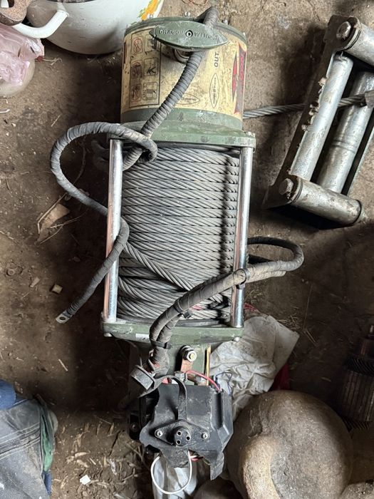 Лебідка електрична автомобильна DRAGON WINCH DWT 16000 HD,12V, 7257 кг