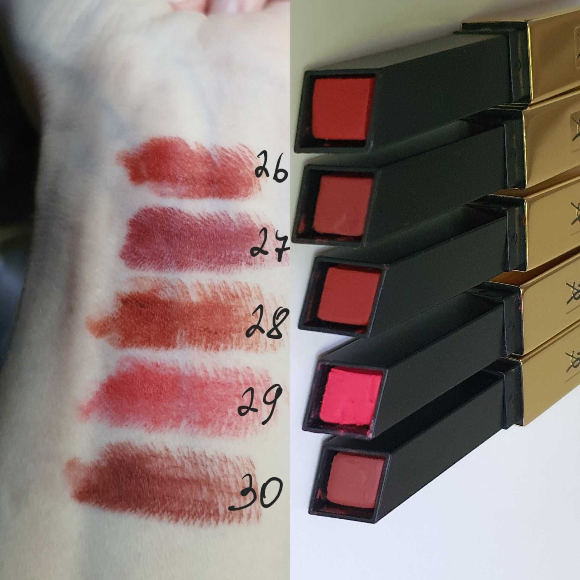 Стійкі помади для губ ysl rouge pur couture