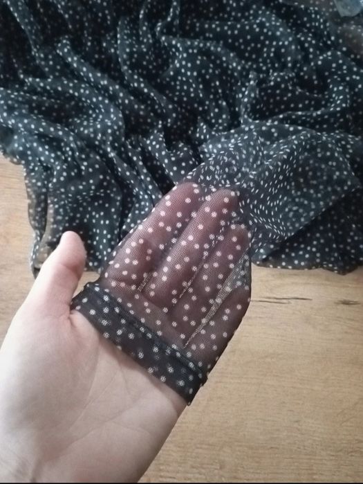 Bluzka mgiełka Primark M groszki