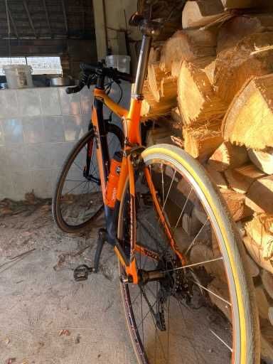 Bicicleta + Sapatos de Ciclismo - Como Novos!