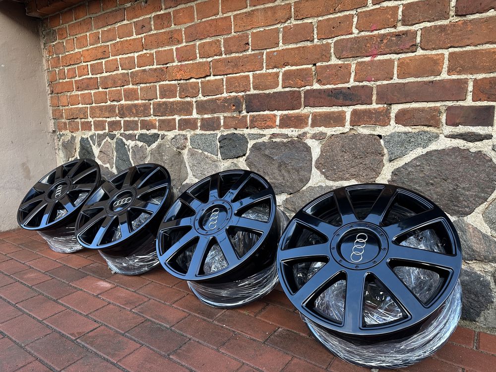 Alufelgi 5x112 17 Audi A4 A6 A3 czarny polysk letnie zimowe felgi kola