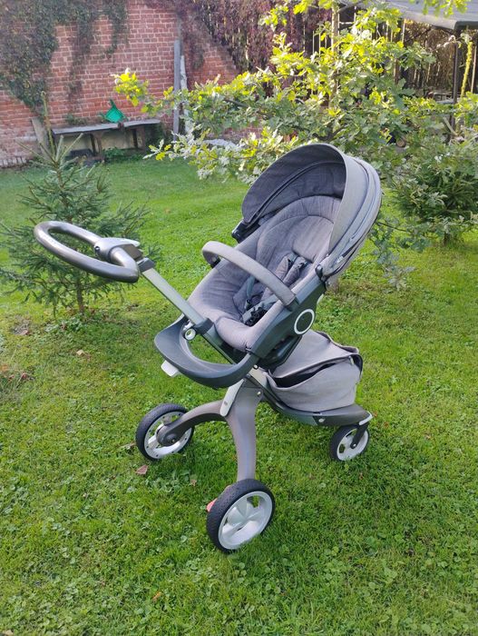 Wózek Stokke Xplory, spacerówka, gondola, adaptery, 2 w 1