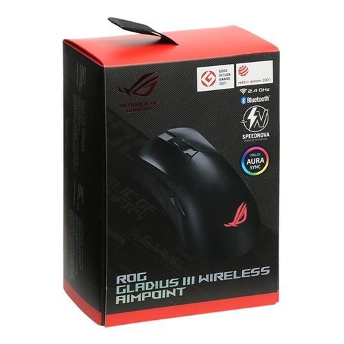 NOWA Mysz Rog Gladius III Wireless Aimpoint - myszka do cs2 gamingowa