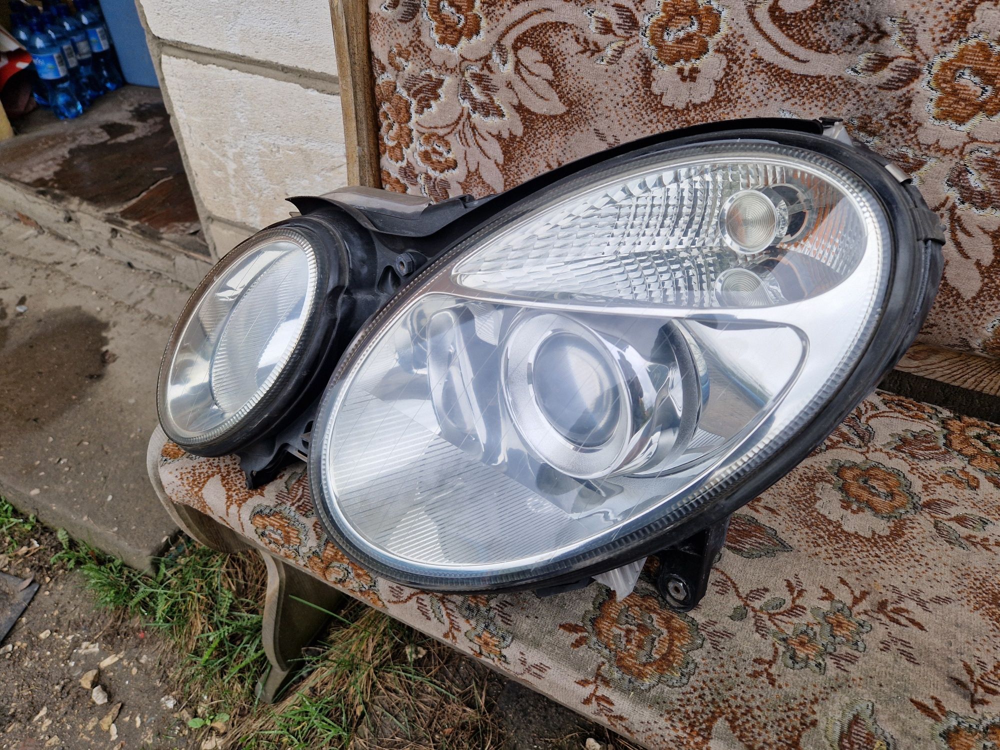 W211 lampa lewa przód h7 europa super stan