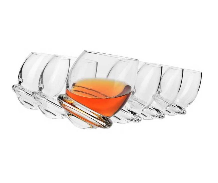 Bujane szklanki do whisky Krosno Glass Roly-Poly