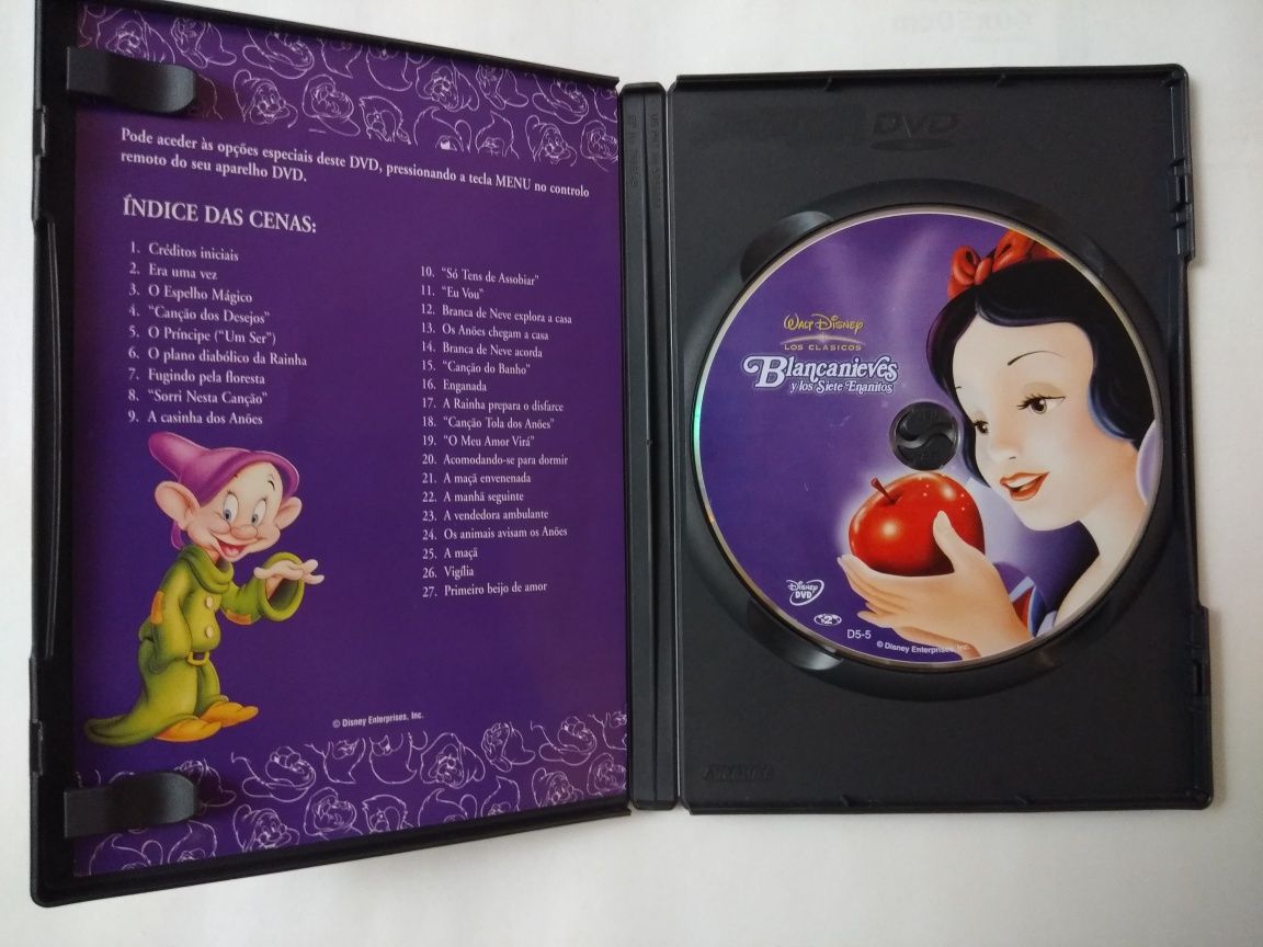 DVD Walt Disney Branca de Neve e os Sete Anões