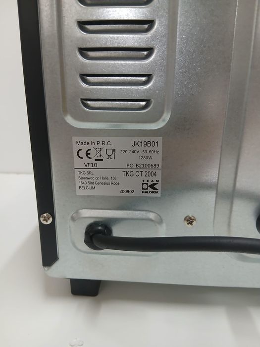Mini Piekarnik Elektryczny Opiekacz GRILL 19L 1280W wolnostojący