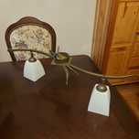 Lampa sufitowa biala
