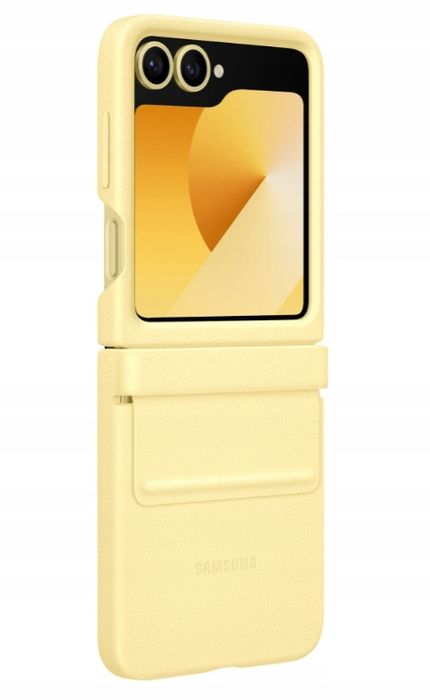 Etui Samsung KindSuit Case yellow żółte do Galaxy Z Flip6 / Z Flip7 FE