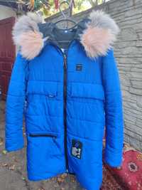 Куртка женская детская зима рост до 150см