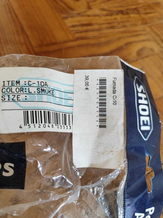 Viseira para capacete SHOEI nova