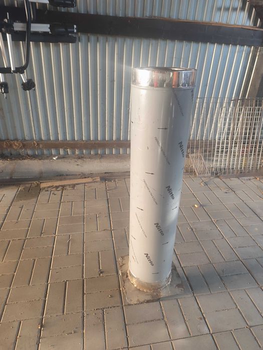 Rura kominowa ocieplana i nasada kominowa