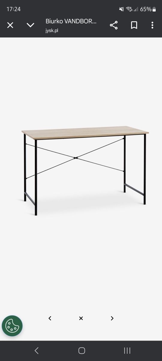 Biurko Jysk Vandborg 120x60