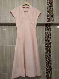 Платье сарафан женский нежно-розового (персикового) цвета