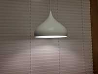 Lampa wisząca aluminiowa Ritana, biała