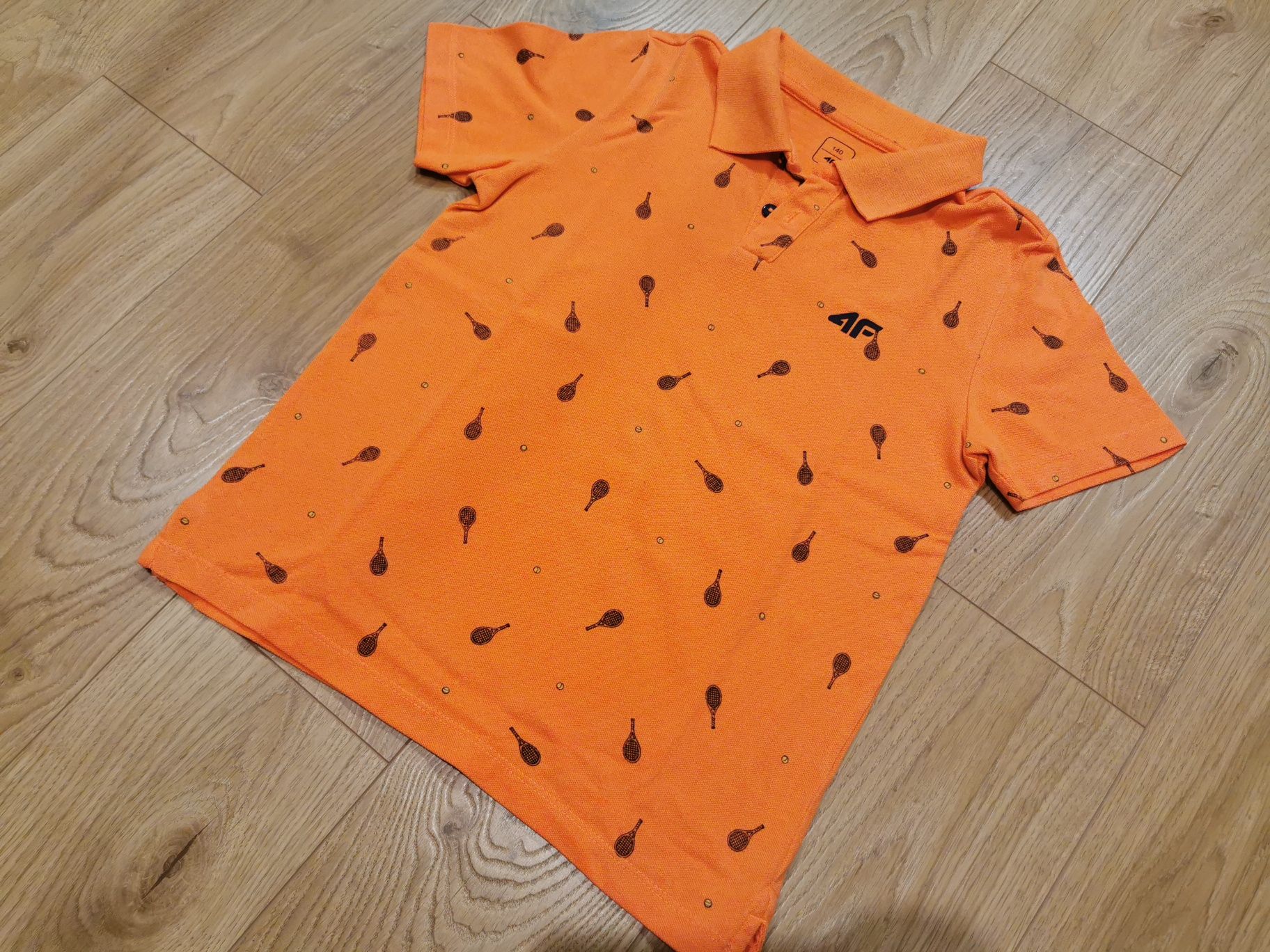 Świetna koszulka polo - tenisowa - 140 cm - 4F