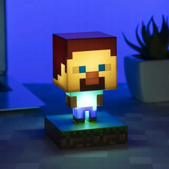 Lampka Minecraft STEVE Icons 3D Licencja ** Video-Play Wejherowo